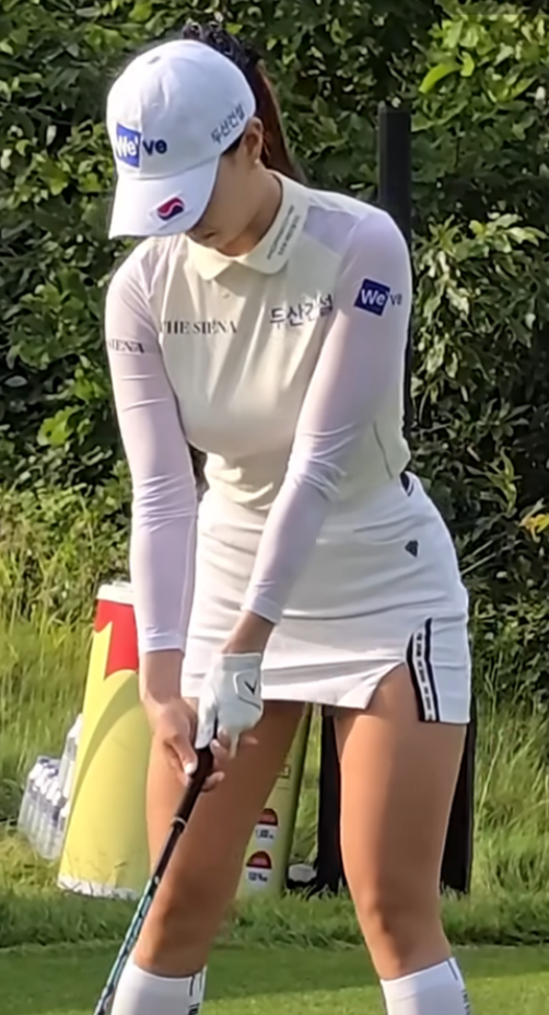 인간이 만들어낸 AI가 스윙해도 이정도로 예쁠 수가 있을까?.유현주 프로 스윙