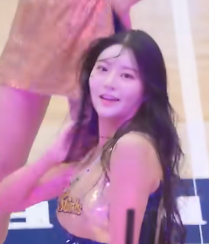 완벽엔딩!ㄷㄷ 김이서 치어리더 블핑 마지막처럼!