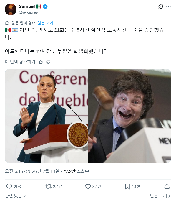 아르헨티나 근황