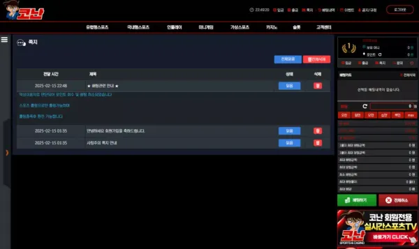 코난 먹튀사이트 확정