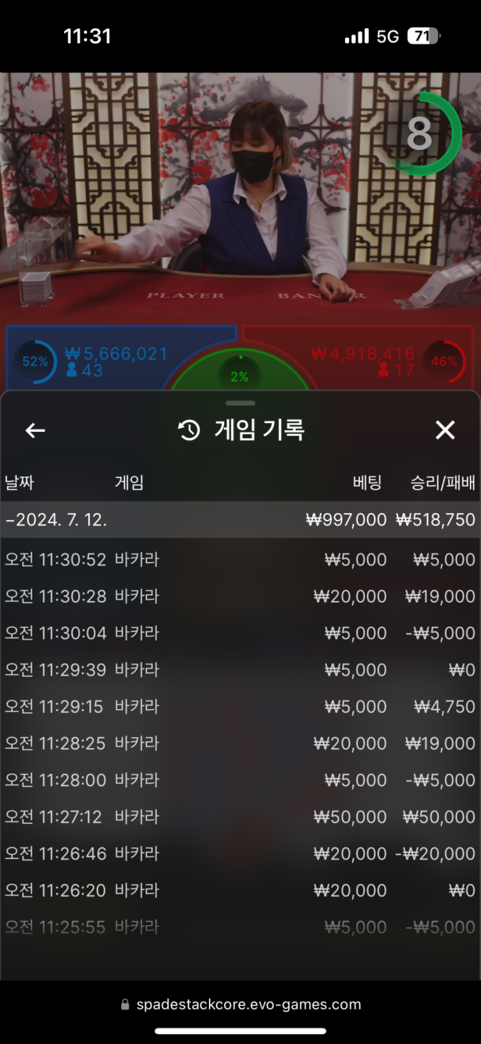 헤라 후기 오늘은 찢었네요